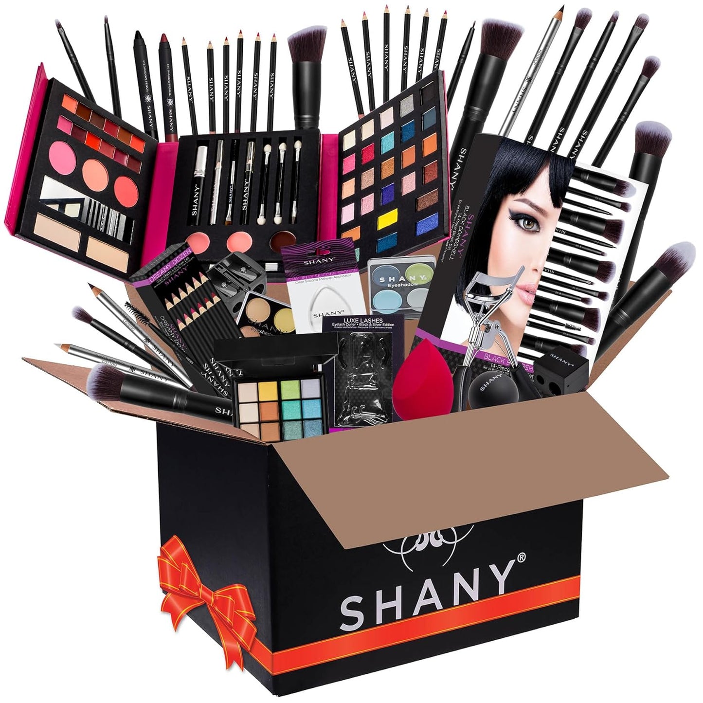 Cosmetics Gift Surprise- AMAZON EXCLUSIVE - All in One Makeup Bundle - COLORS & SELECTION VARY MULTI-COLORED, Unscented