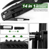 Stocking Stuffers for Adults Men - Gifts for Dad from Daughter Son - Upgraded 14 in 1 Hammer Multitool with Safety Lock, Screwdriver Set and Durable Sheath - Ideal Birthday Gift for Father