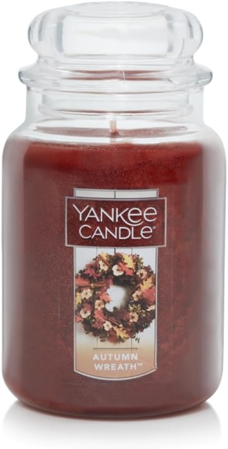 Home Sweet Home Scented, Classic 22Oz Large Jar Single Wick Candle, over 110 Hours of Burn Time, Ideal for Fall, Outdoors, Home and Christmas Decorations