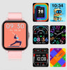 Smart Fitness Tracker Watch for Android/Ios - IP68, Heart Rate/Blood Oxygen/Sleep Monitoring, 8 Sports Modes, Breath Training, Weather Updates - 1.69-Inch Display for Men and Women (Rose Gold)