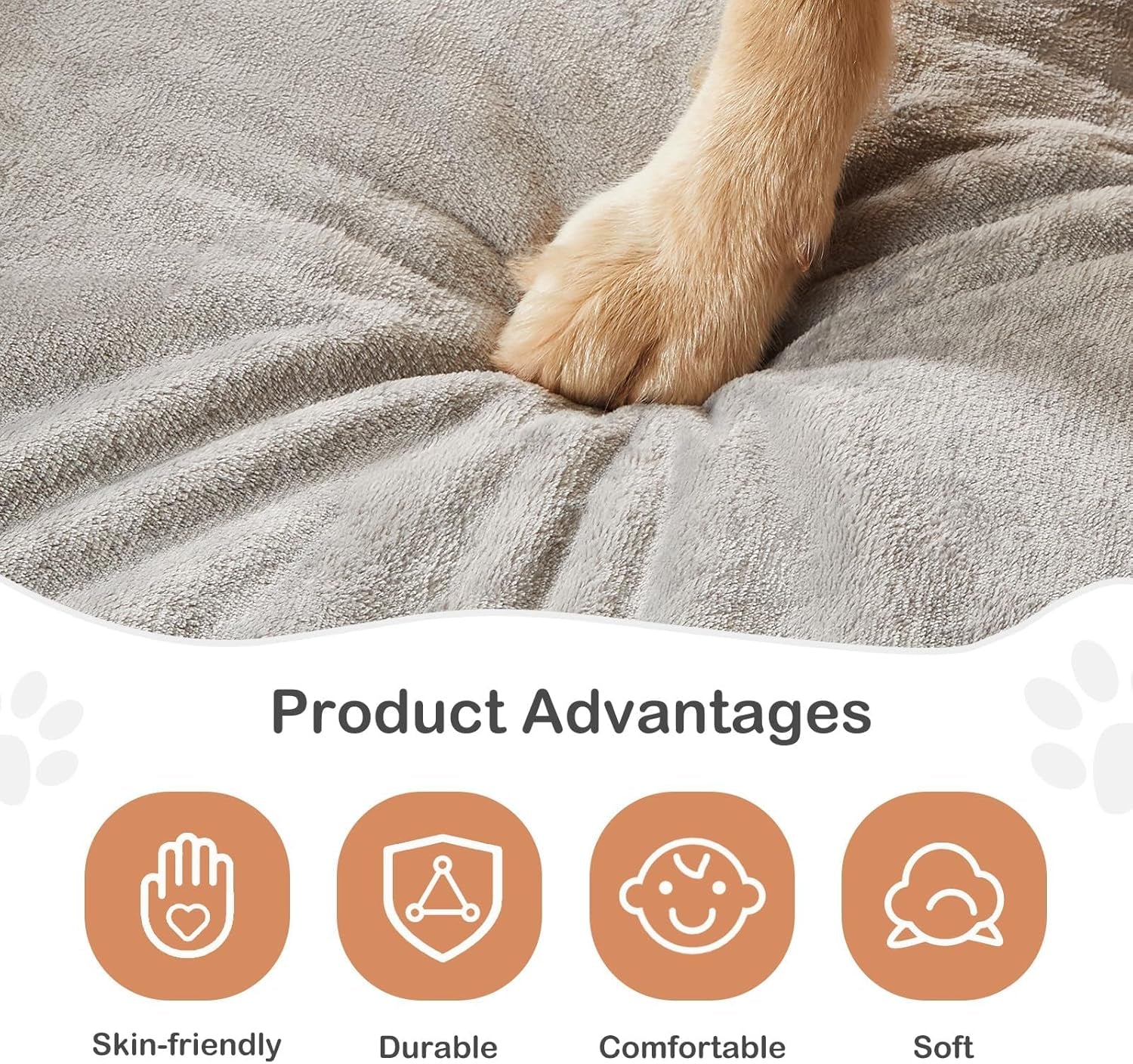 Washable Dog Beds for Extra Large Dogs, Orthopedic Dog Bed Extra Large, Big Dogs Couch with Removable Washable Cover, Waterproof Lining and Nonskid Bottom, Egg-Crate Foam Pet Sofa