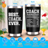 Coach Gifts for Men Women, 20 Oz Best Coach Ever Tumbler Gifts, Thank You Coach Gifts, Birthday Christmas Gifts for Coach, Soccer Football Softball Basketball Swim Coach Appreciation Gifts