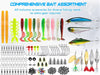 Fishing Lures, 137Pcs Tackle Box with Tackle Included, Crankbaits, Spoon, Hooks, Weights & Other Accessories, Fishing Bait Lure Gear Kit Gift for Men Bass Freshwater