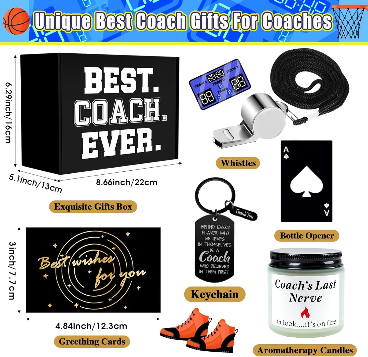 Coach Gifts for Men Women, 20 Oz Best Coach Ever Tumbler Gifts, Thank You Coach Gifts, Birthday Christmas Gifts for Coach, Soccer Football Softball Basketball Swim Coach Appreciation Gifts