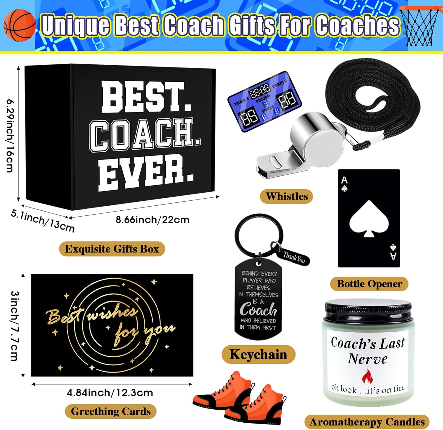 Coach Gifts for Men Women, 20 Oz Best Coach Ever Tumbler Gifts, Thank You Coach Gifts, Birthday Christmas Gifts for Coach, Soccer Football Softball Basketball Swim Coach Appreciation Gifts
