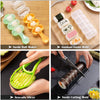 Sushi Making Kit, 28 in 1 [Parent-Child] Sushi Roller Kit with Bamboo Mats, Sushi Bazooka, Nigiri Gunkan Sushi Mold, Musubi Maker, Rice Ball Mold & More