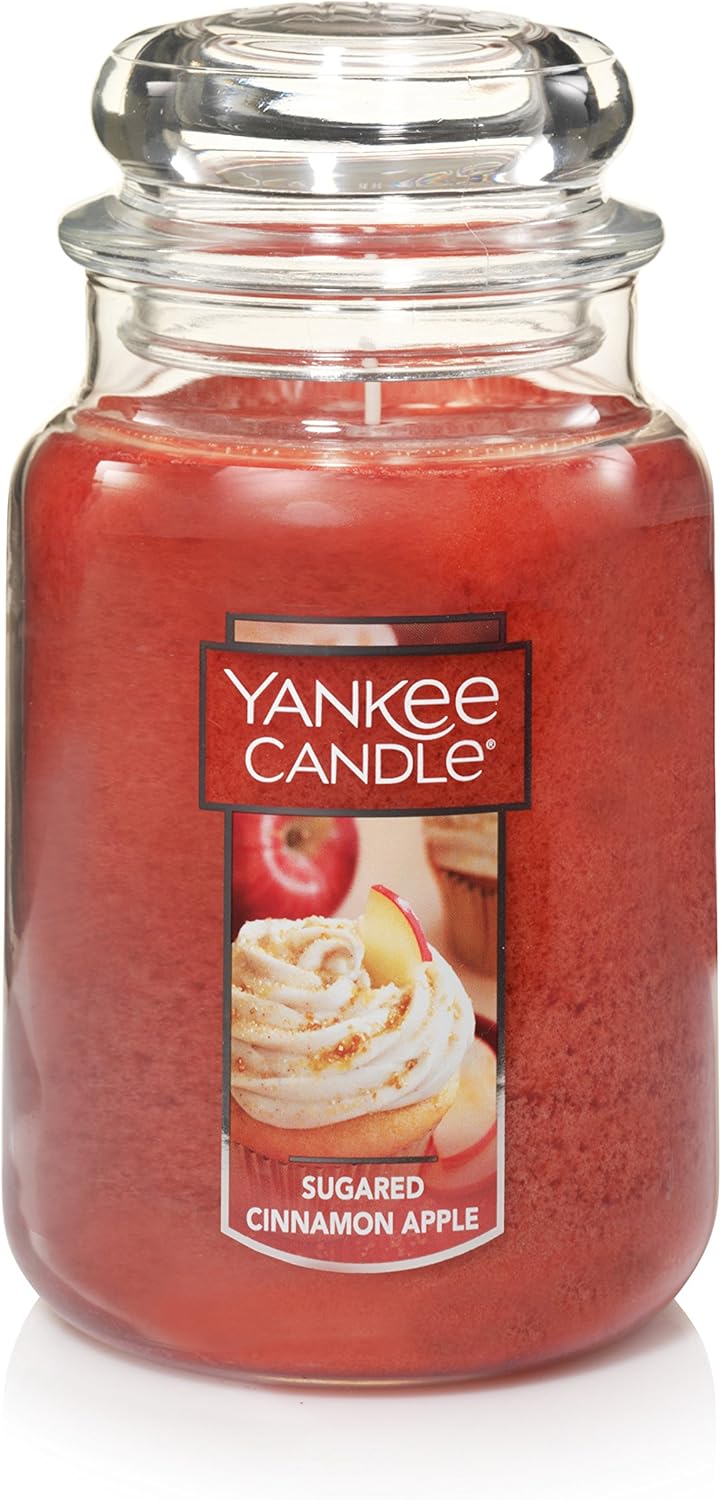 Home Sweet Home Scented, Classic 22Oz Large Jar Single Wick Candle, over 110 Hours of Burn Time, Ideal for Fall, Outdoors, Home and Christmas Decorations