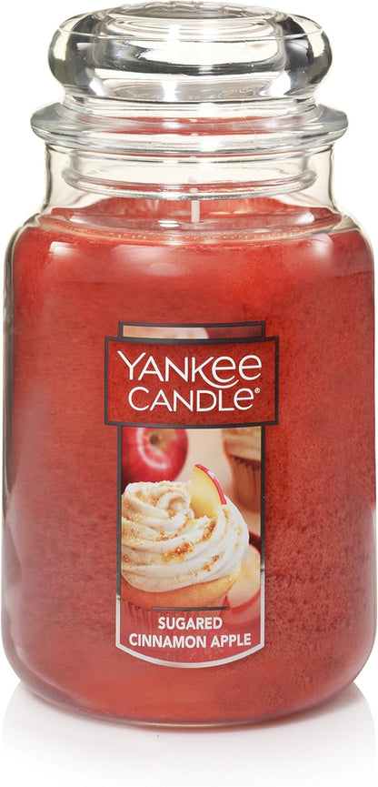 Home Sweet Home Scented, Classic 22Oz Large Jar Single Wick Candle, over 110 Hours of Burn Time, Ideal for Fall, Outdoors, Home and Christmas Decorations