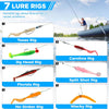 Fishing Lures, 137Pcs Tackle Box with Tackle Included, Crankbaits, Spoon, Hooks, Weights & Other Accessories, Fishing Bait Lure Gear Kit Gift for Men Bass Freshwater