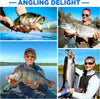 Fishing Lures, 137Pcs Tackle Box with Tackle Included, Crankbaits, Spoon, Hooks, Weights & Other Accessories, Fishing Bait Lure Gear Kit Gift for Men Bass Freshwater