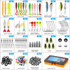 Fishing Lures, 137Pcs Tackle Box with Tackle Included, Crankbaits, Spoon, Hooks, Weights & Other Accessories, Fishing Bait Lure Gear Kit Gift for Men Bass Freshwater