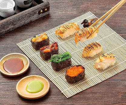 Sushi Making Kit, 28 in 1 [Parent-Child] Sushi Roller Kit with Bamboo Mats, Sushi Bazooka, Nigiri Gunkan Sushi Mold, Musubi Maker, Rice Ball Mold & More