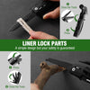 Stocking Stuffers for Adults Men - Gifts for Dad from Daughter Son - Upgraded 14 in 1 Hammer Multitool with Safety Lock, Screwdriver Set and Durable Sheath - Ideal Birthday Gift for Father