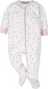 Baby-Girls 4-Pack Sleep 'N Play Footies Multi Pack