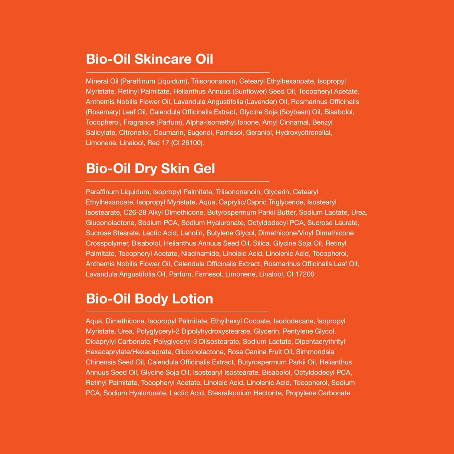 Skincare Set for Scars, Stretch Marks, and Dry Skin, 3 Pc Travel Size Kit Includes Skin Care Oil (2 Oz), Dry Skin Gel (1.7 Oz), and Body Lotion (5.7 Oz), Pregnancy and Maternity Stretch Marks